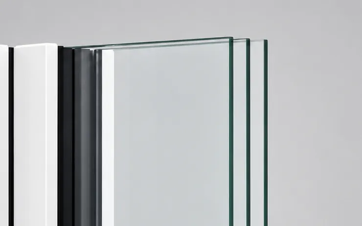 Edge of a multi-pane insulated glass unit