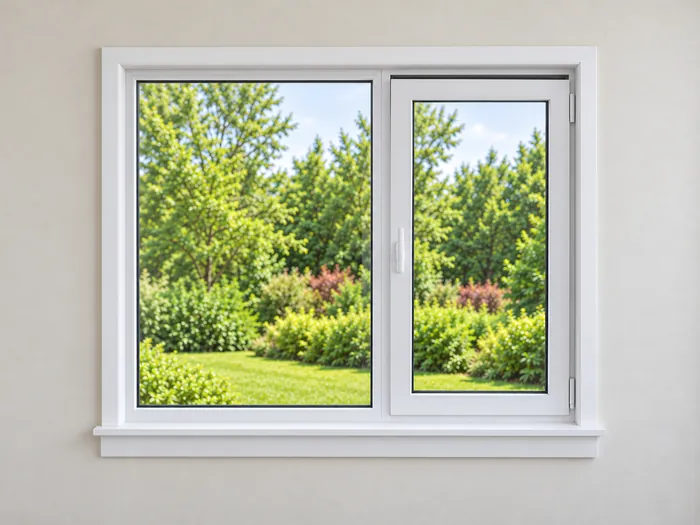 Wide fixed pane with a narrow tilt and turn sash beside it